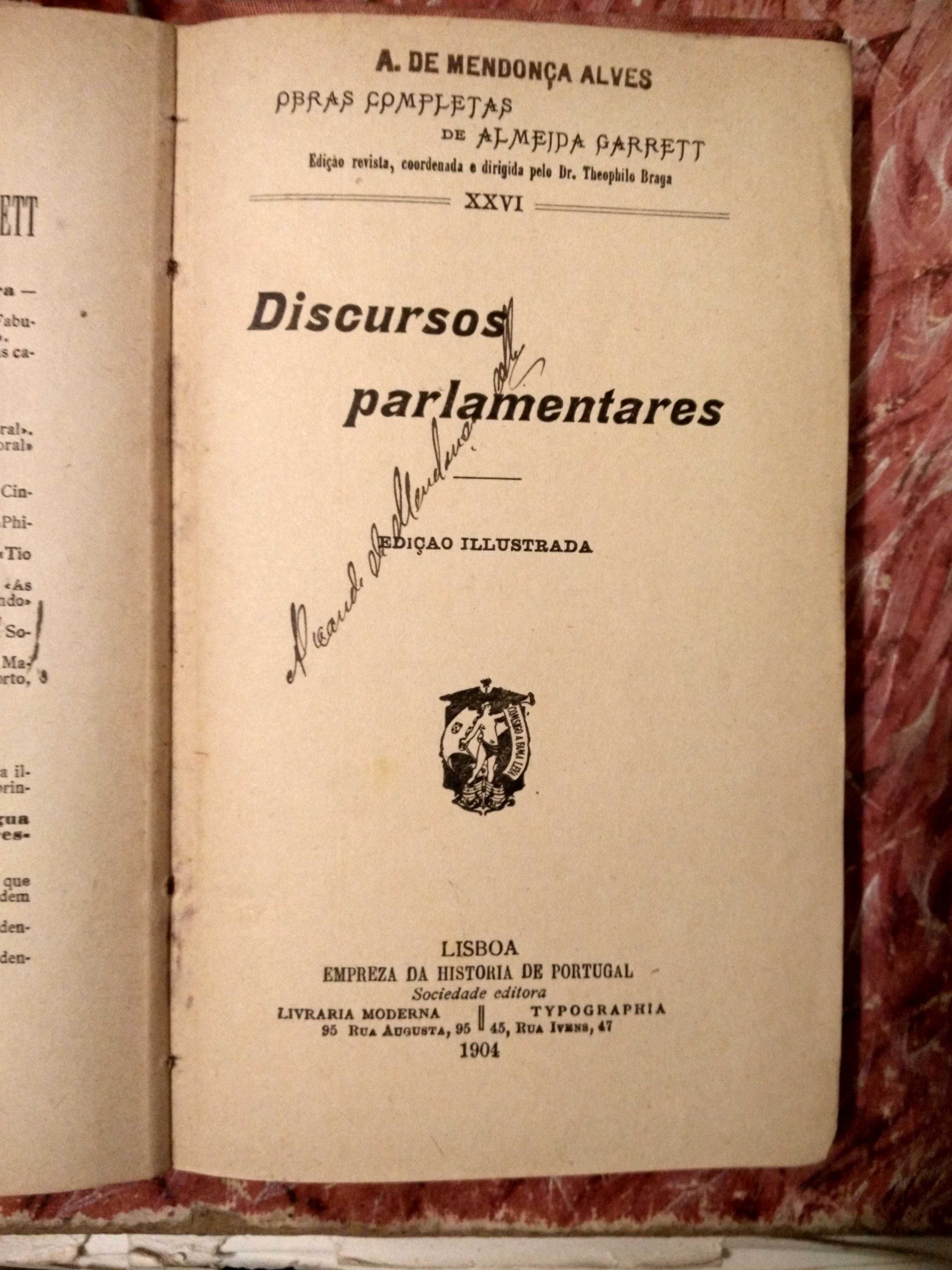 Discursos Parlamentares - Almeida Garrett (1904)