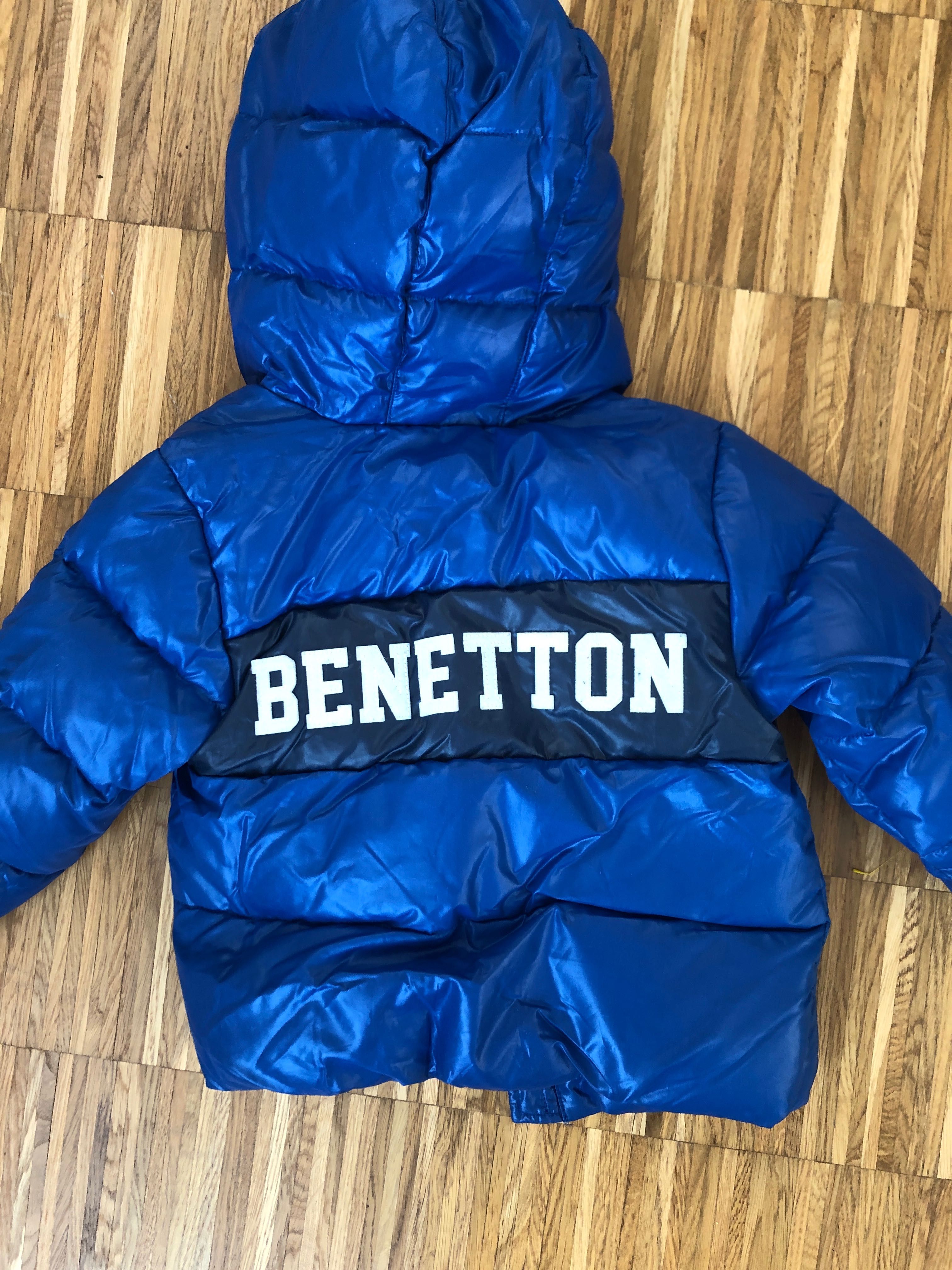 Зимняя куртка пуховик на 1-2 года Benetton