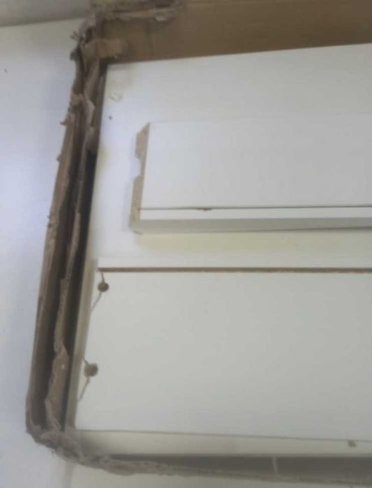 FMD MOBEL stół konsolowy biały używany 100 x 80 x 40 cm
