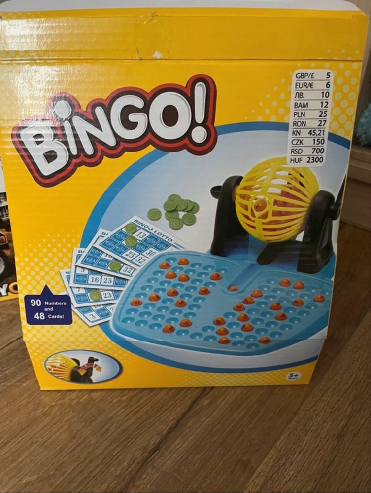 Zestaw zabawek klocki bingo