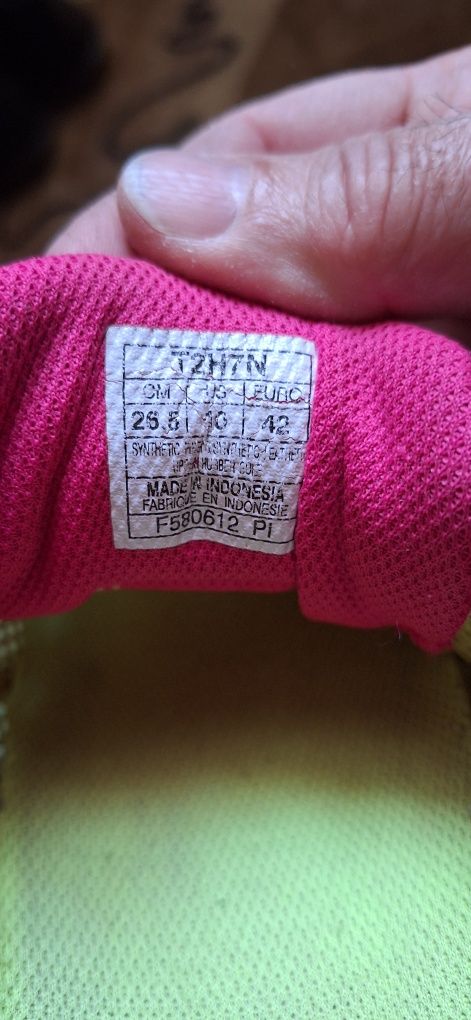 Asics кроссовки оригинальные 41 раз