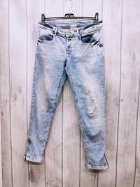 Spodnie damskie dżinsowe jeansy rurki wąska nogawka rozmiar 36 38