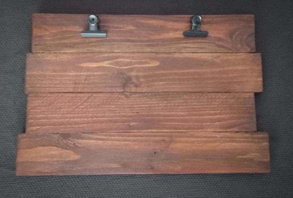 Ramka na zdjęcia Boho rustykalna tablica handmade