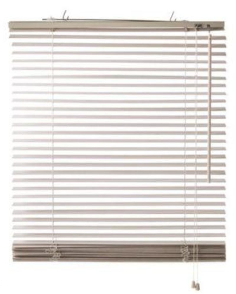Persiana / Estore de madeira branca Ikea 120 L x 130 A