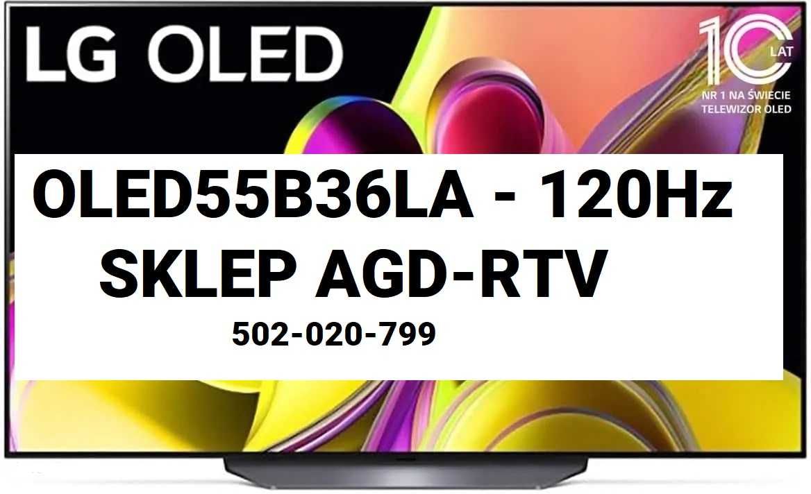 Telewizor OLED LG OLED55B36LA 4K UHD 120Hz Smart