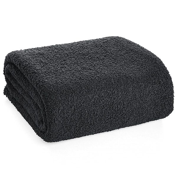 Koc Mikrofibra Jednokolorowy Miękki Pled Boucle Bukla 70x160