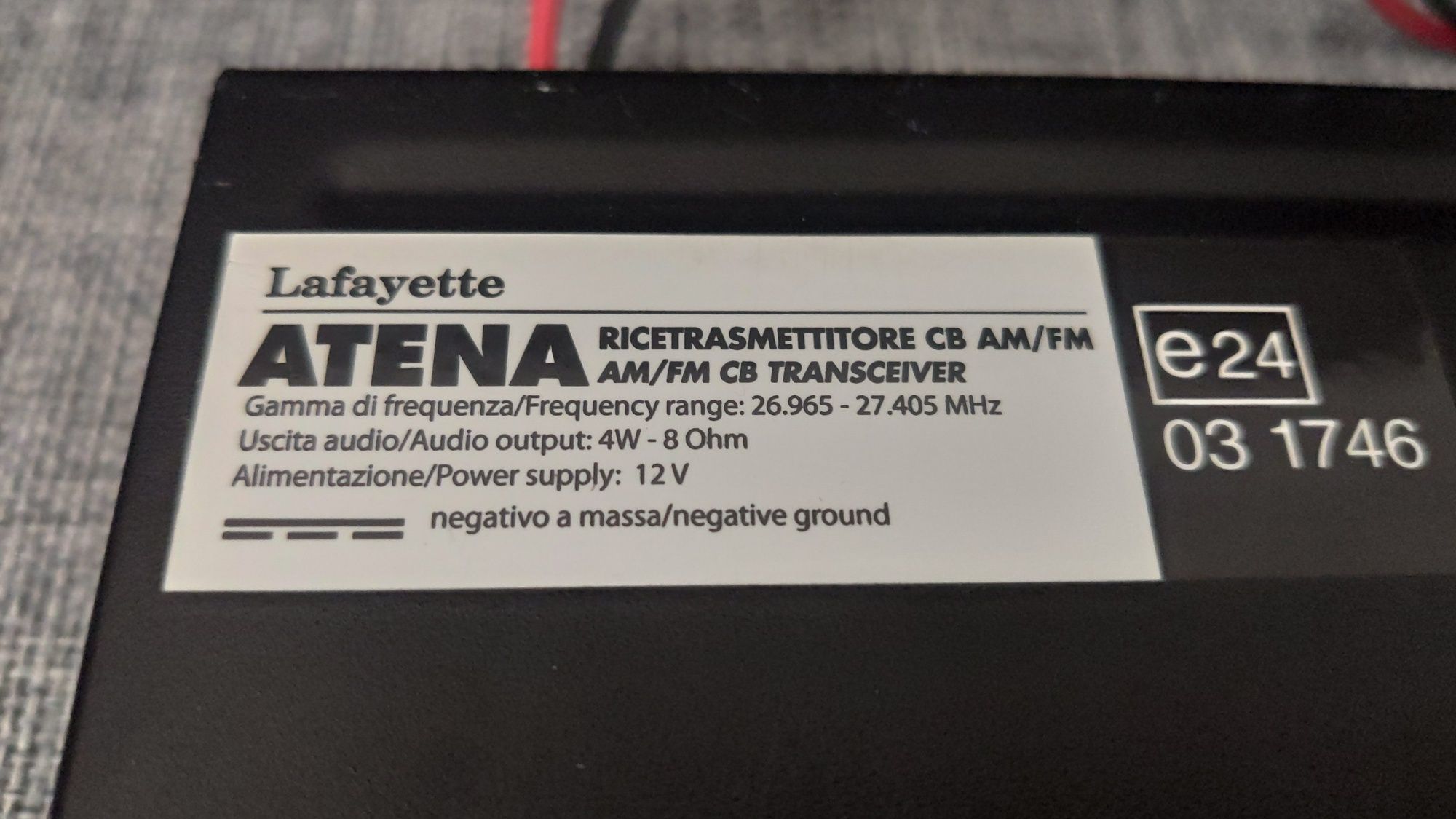 CB radio Lafayette Atena