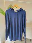Sweter z kapturem bez metki nowy XL granatowa bluza copenahnen