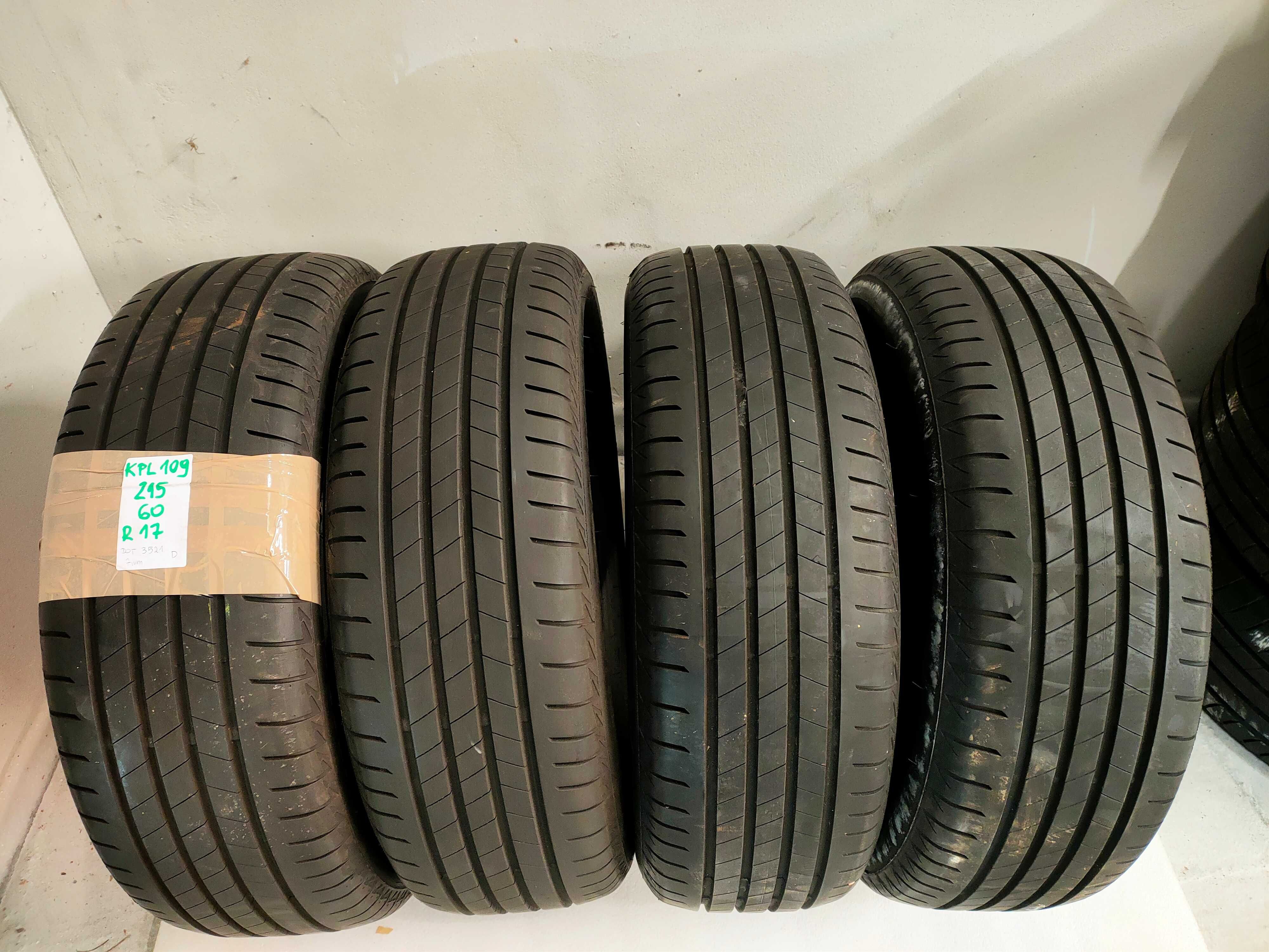 Opony letnie Bridgestone Turanza T005 215/60/17 96H KPL 109