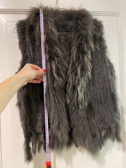 Kamizelka futro naturalne