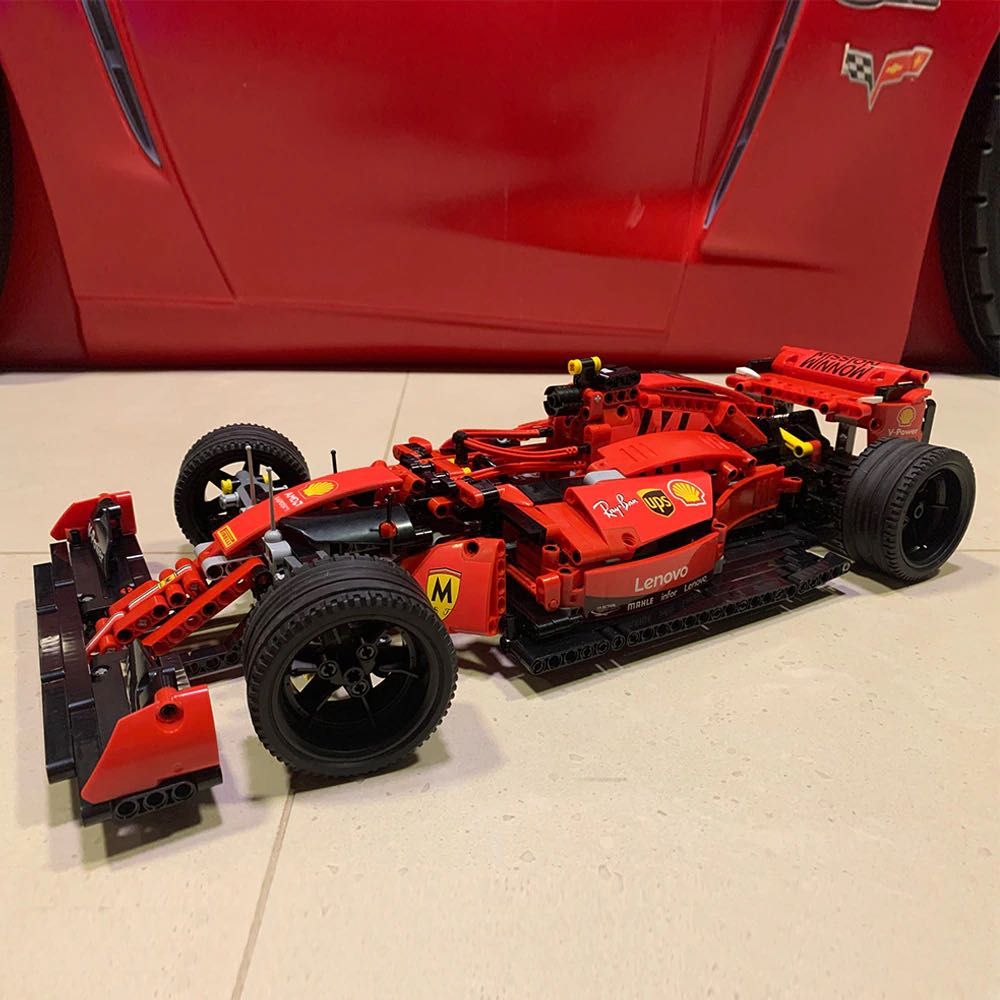 Model samochodu klocki Formula F1 klocki - 1099 części!