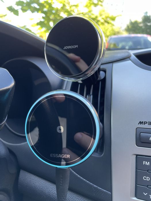 Магнітний автотримач Essager зарядка 15W підсвітка