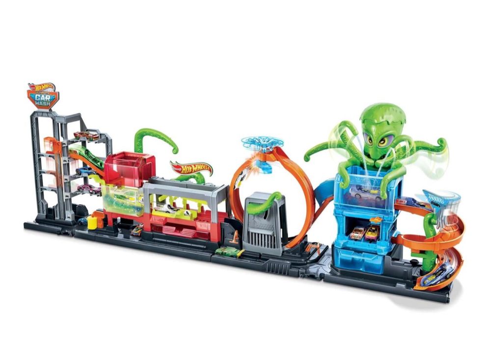 Hot Wheels City zestaw CR Megamyjnia Atak Ośmiornicy