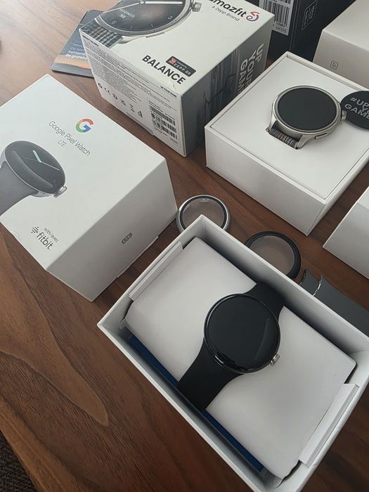 Google Pixel Watch 3 LTE 45mm, Watch LTE e Amazfit GTS 4. Troca/retoma