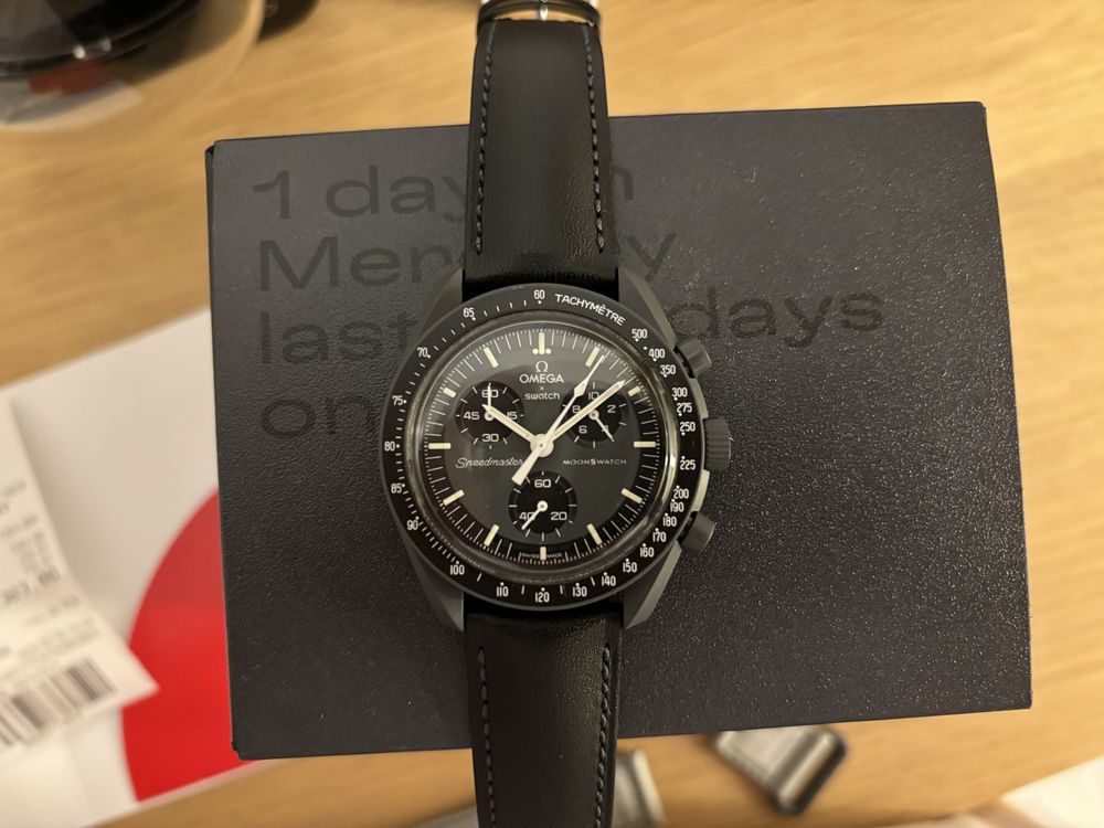 OMEGA x Swatch Speedmaster MoonSwatch JAK NOWY GWARANCJA Zegarek meski