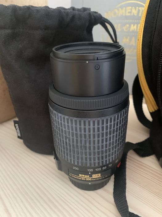 Camâra Nikon d3100 como nova + carregador + mochila + objetivas