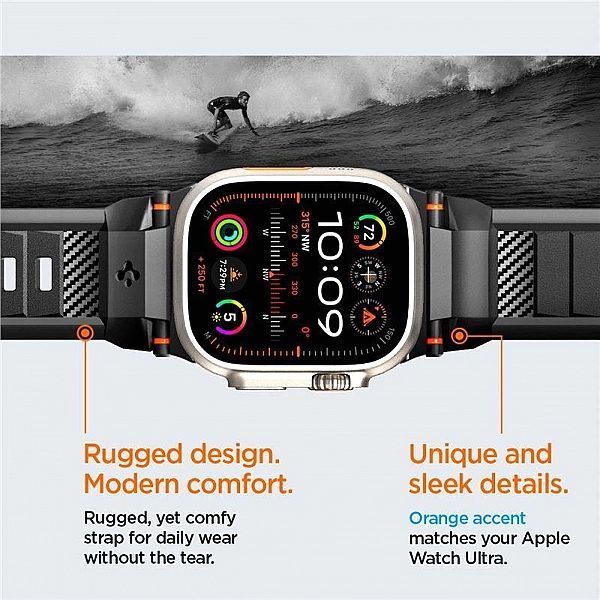 Pasek Spigen Rugged Band na Apple Watch 4/5/6/7/8/9/SE/Ultra 1/2 (42/4