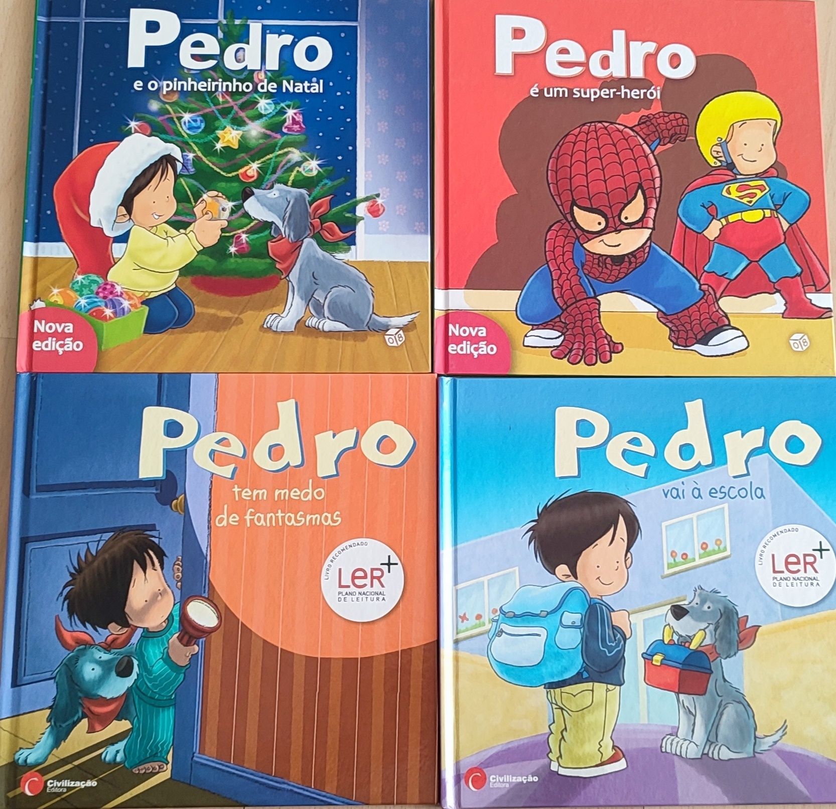 4 Livros da coleção Pedro - recomendados pelo PNL