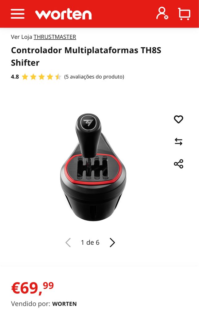 Simulador T300RS + TH8S