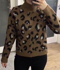 Sweter w zwierzęcy styl cropp XS/34