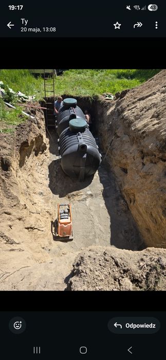 Szamba kanalizacja przyłącza wody