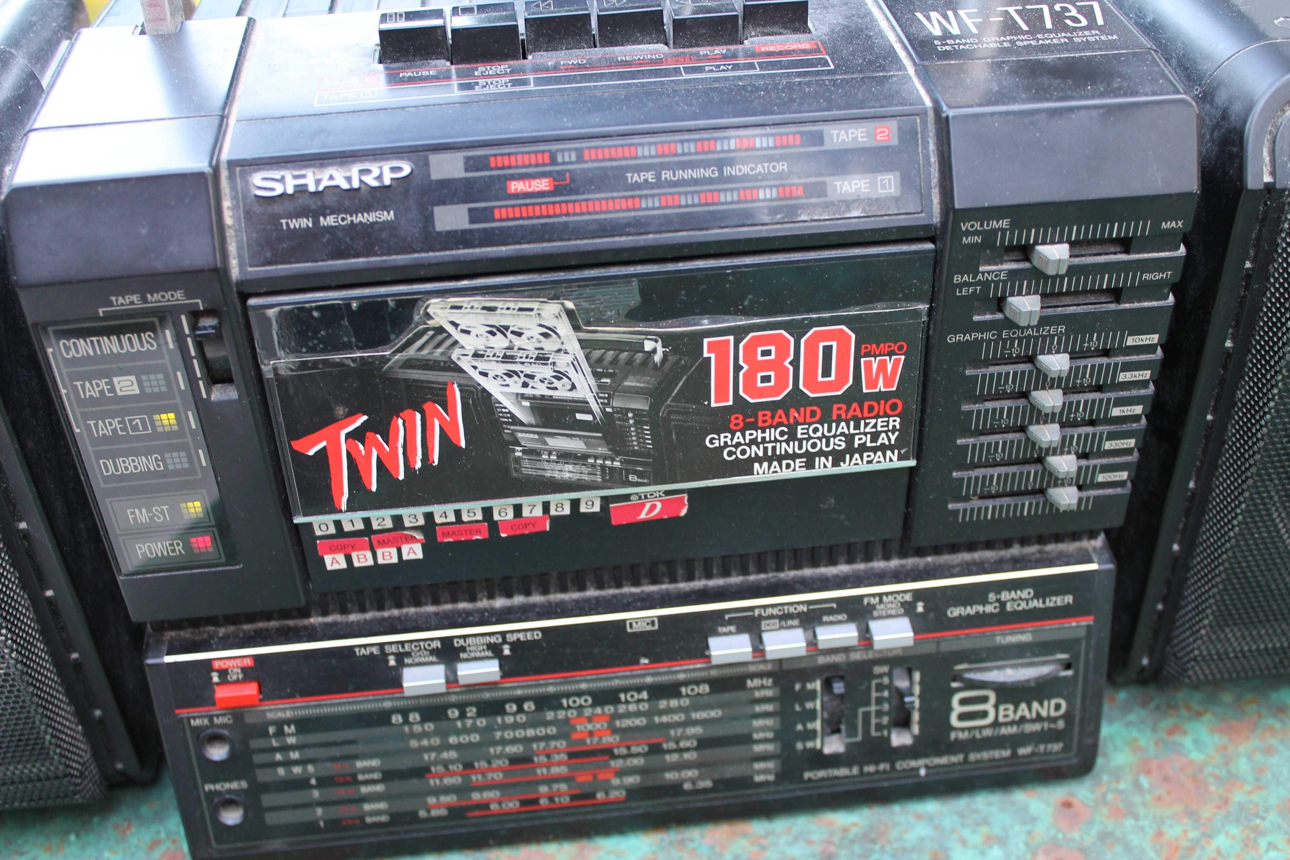 магнитофон sharp wf t-737