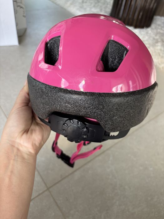 Kask btwin 53-56cm dziecięcy, dziewczynka