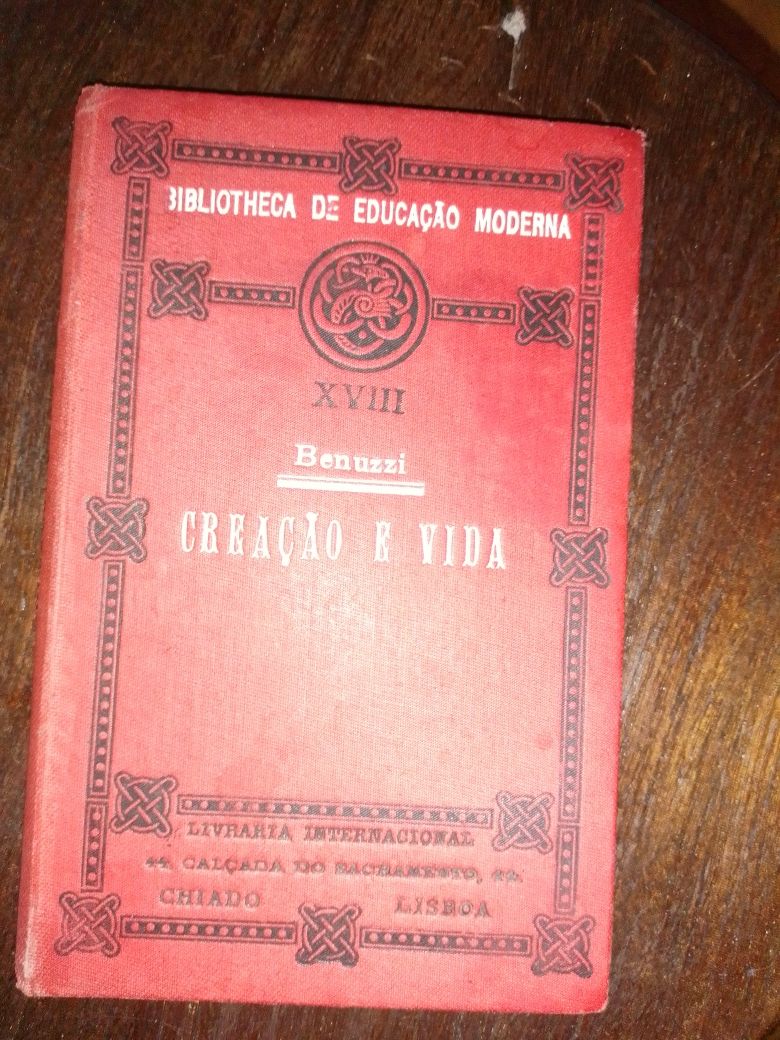 Creação e Vida-Benuzzi-1914-Biblioteca de E.Moderna-7E-Outros Desde2E