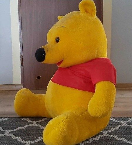 Fotel Mis Kubus Puchatek zabawka i fotel XXL ponad 1.30m
