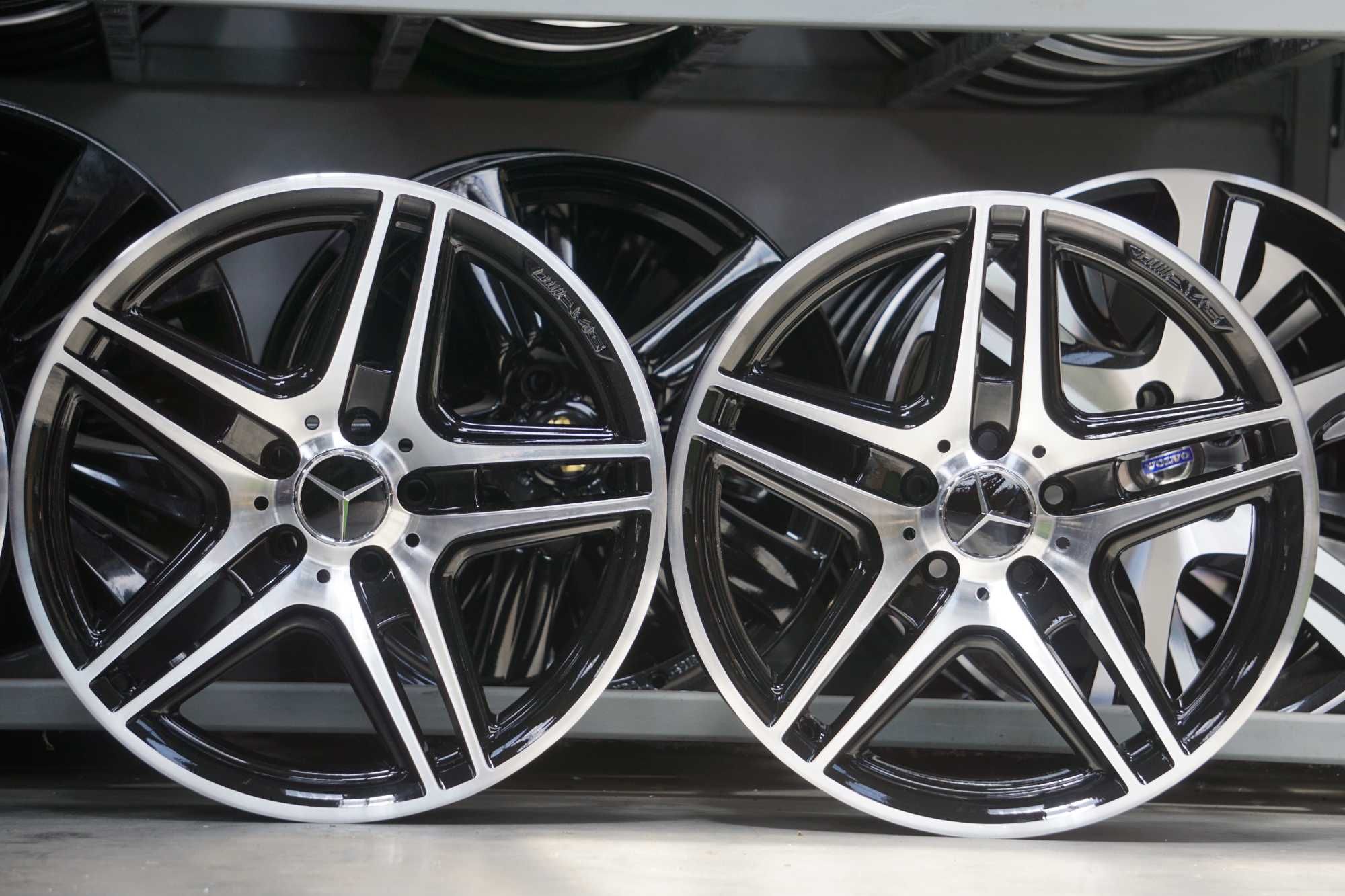 Alufelgi Mercedes AMG W204 5x112 8Jx18 et50 9Jx18 et54 czarne, cnc