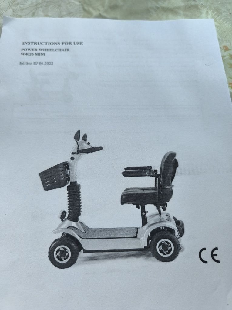 Wózek inwalidzki elektryczny