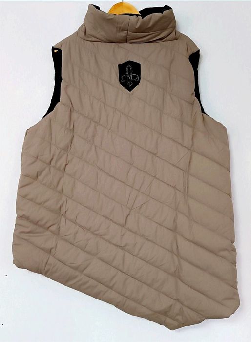 NOWA ocieplana pikowana kamizelka r. 52- asymetryczna