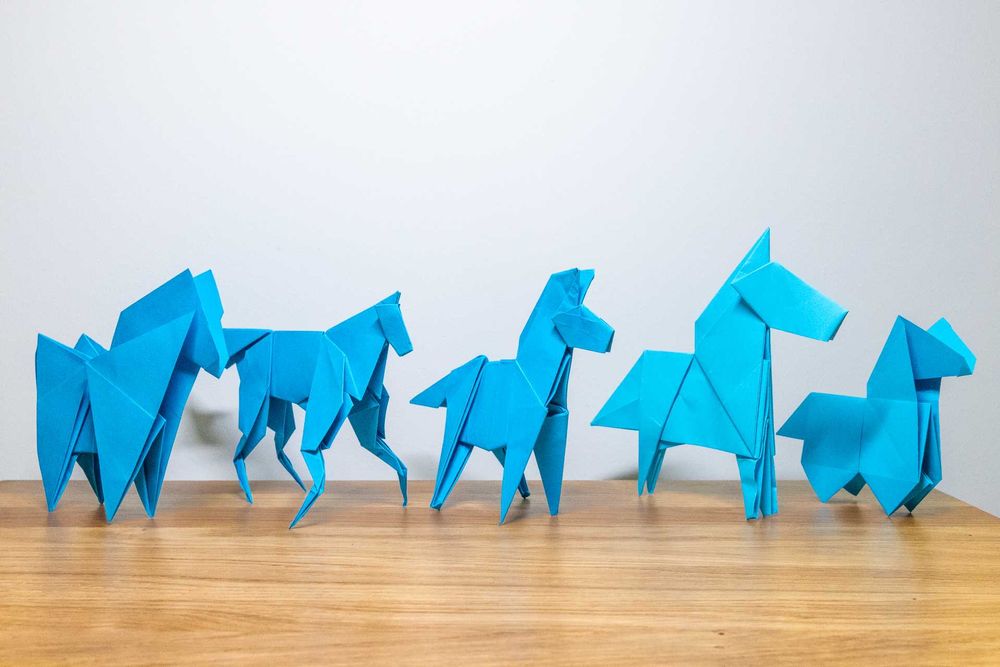 Origami - Zwierzęta, Bryły, Figury z papieru