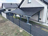 Wiata samochodowa carport 450 cm x 750 cm.
