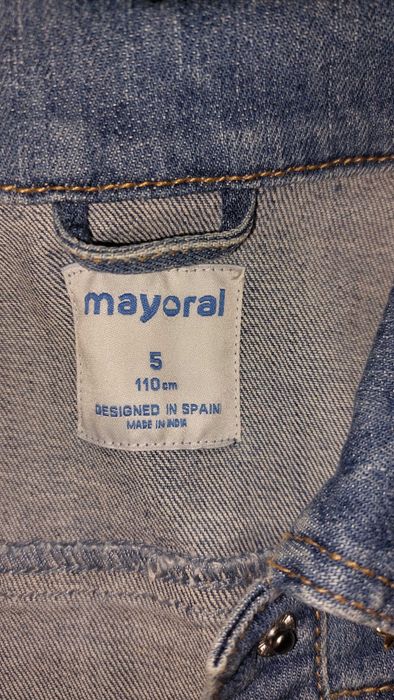 Kamizelka dżinsowa dla dziewczynki Mayoral r. 110