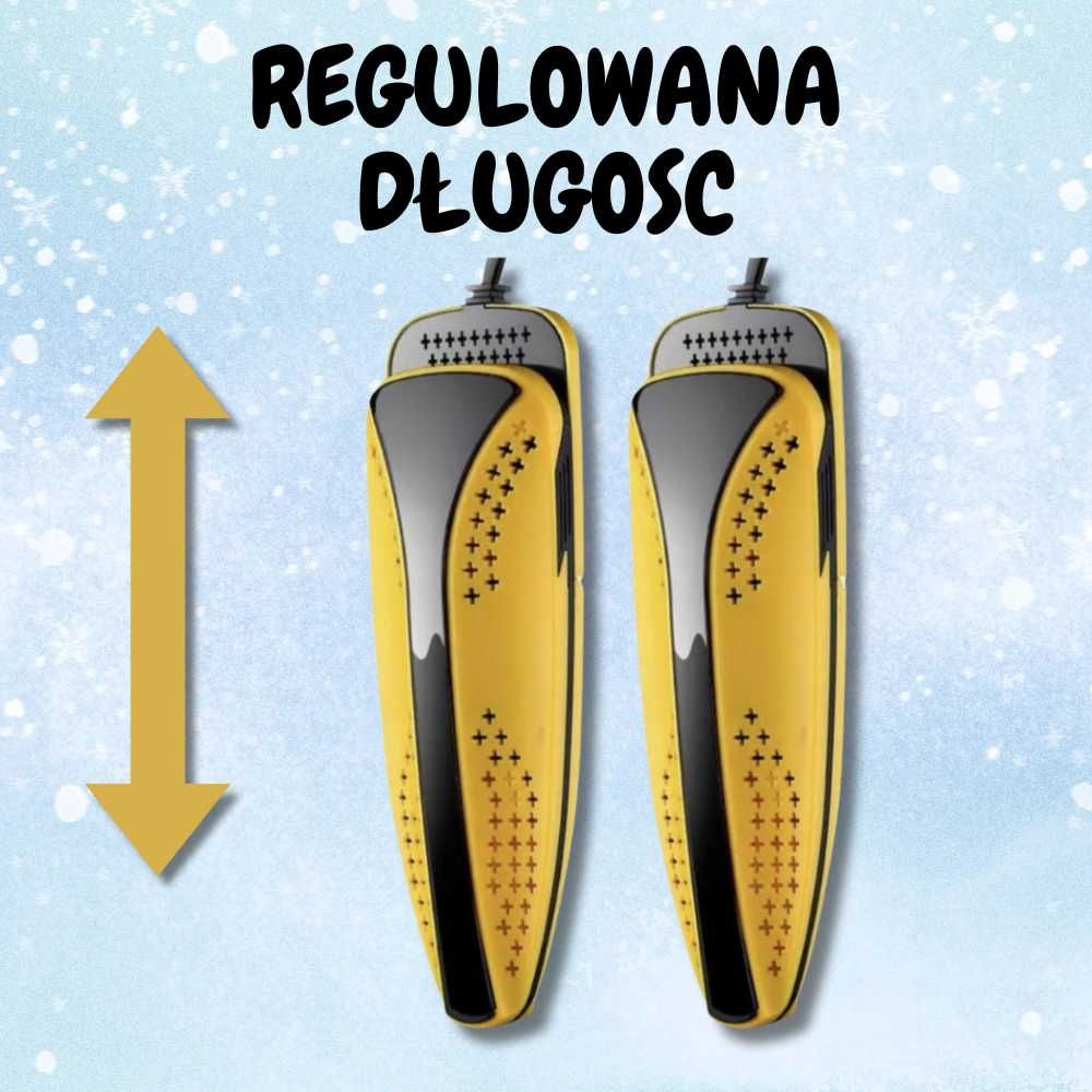 SUSZARKA do butów narciarskich OSUSZACZ mocny TIMER 15W + GRATIS