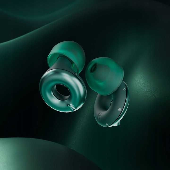 Stopery Zatyczki Wkładki z regulacją 17-25 db | LOOP Earplugs green
