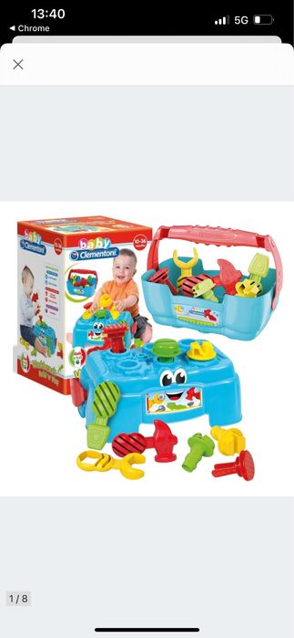 Stolik narzedziowy majsterkowicza Clementoni