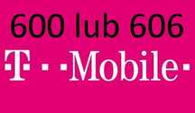 Numer Starter T Mobile prefiks 600 lub 606 i 888 nowy na kartę tmobile