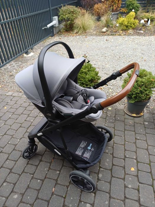 Wózek Britax & Romer 3w1 - Spacerówka, gondola i nosidełko - stan bdb