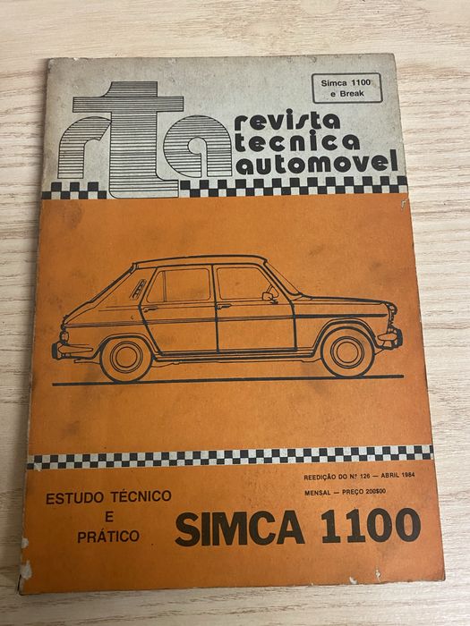 Revista tecnica simca 1100