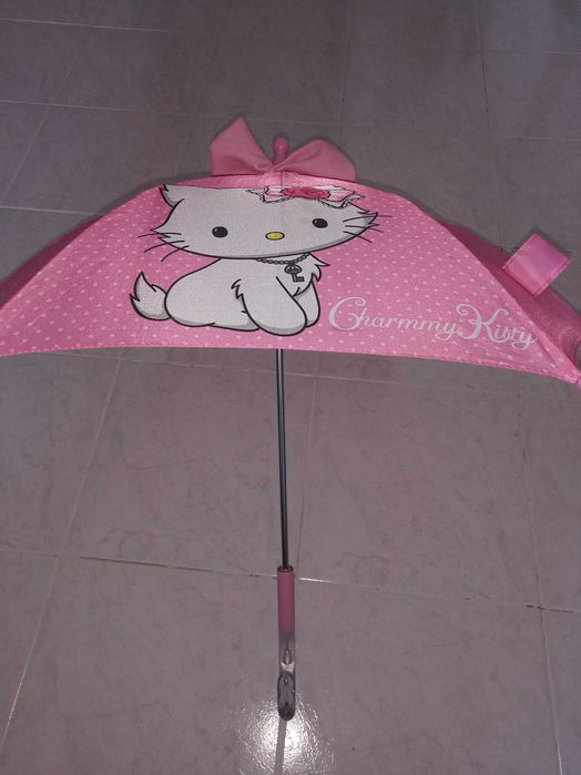 Chapéu de chuva Hello KItty e Índio