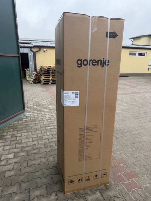 Lodówka Gorenje NRK418ECS4 z zamrażalnikiem dolnym 182,4 cm Szara