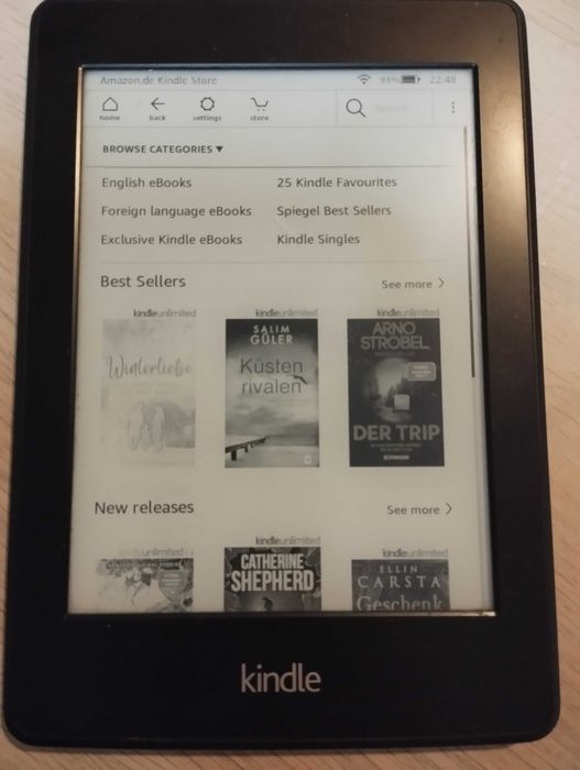 Kindle de 6ª geração