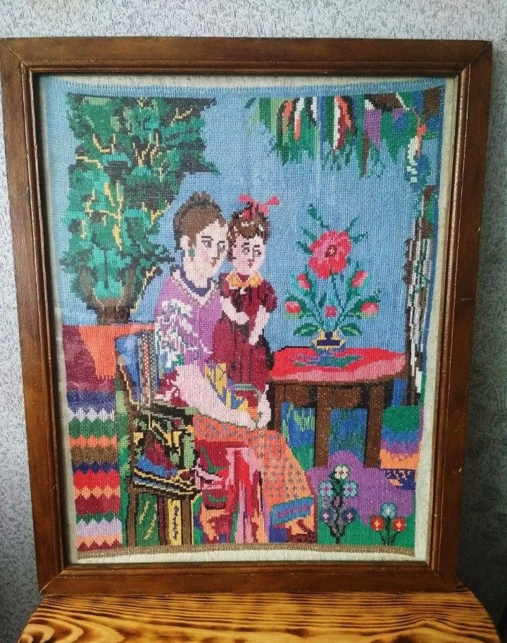Картина вишита хрестиком.
