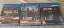 Resident Evil 2/3 e 7 Para venda