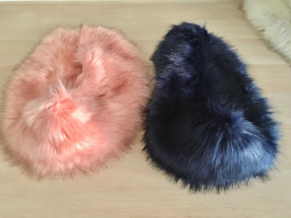 Lote de 6 golas em pêlo sintético