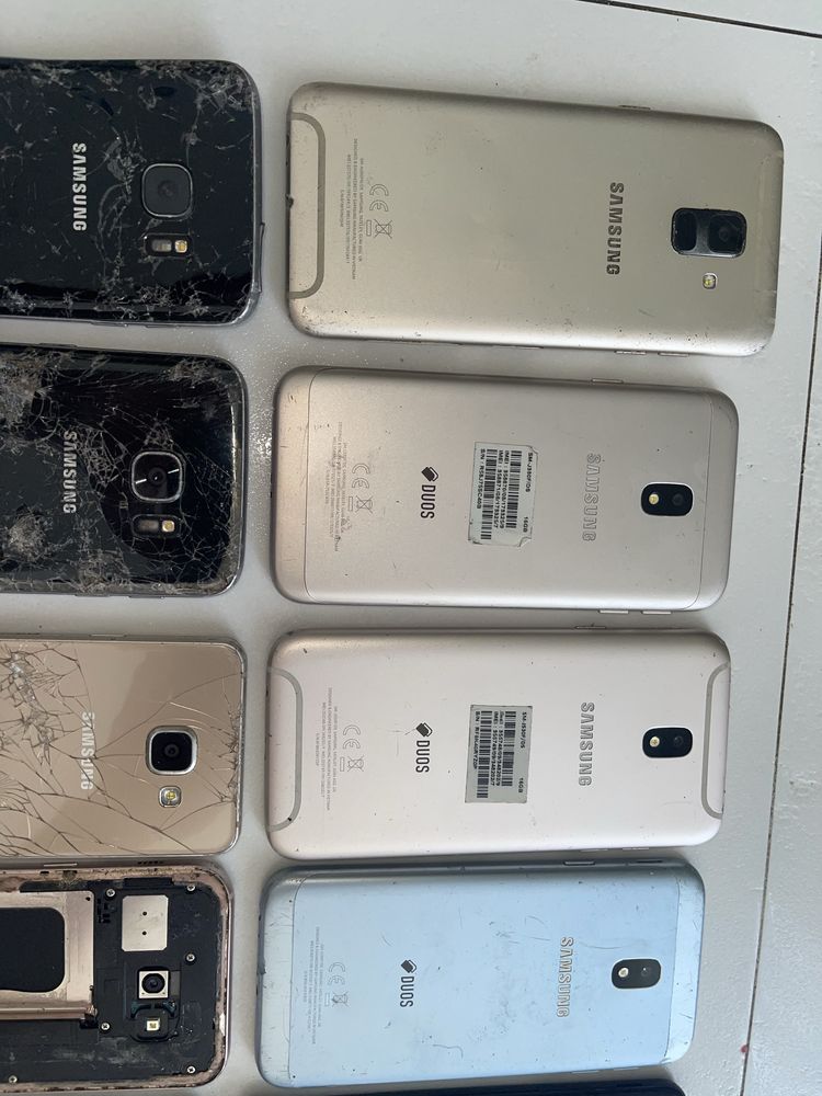 Samsung telefony uszkodzone dawcy części S6 J5 J3 A5 A3 Xcover3