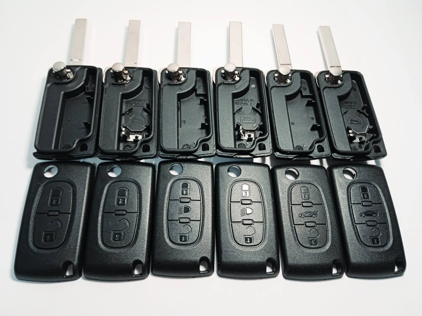Корпус ключа Peugeot Partner 207, 307, 308, 407,Пежо, Citroen Ситроен