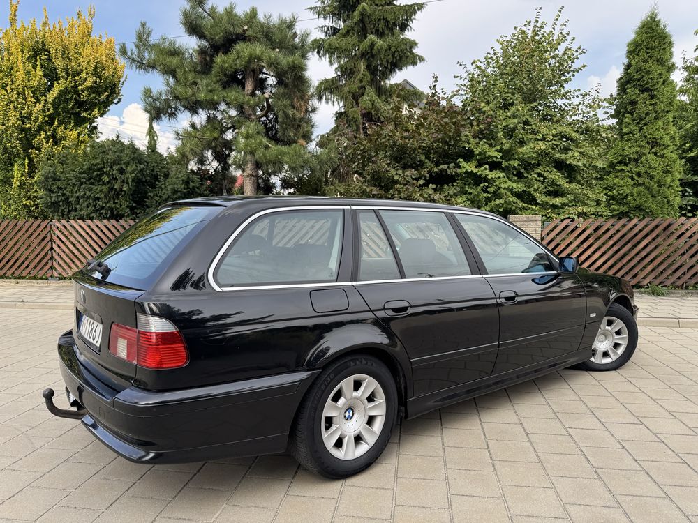 Bmw 525d-2003r-diesel-e39-163km-Automat-Navi-Hak-Klima sprawna